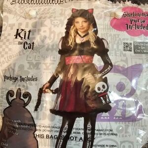 Kit The Cat Costume for Kids - Black and Pink Size Small 6-8 LIKE NEW